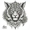 Allen Leon Aaron tattoo design idea