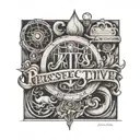 write' perspective' tattoo design idea