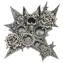 perspective tattoo design idea