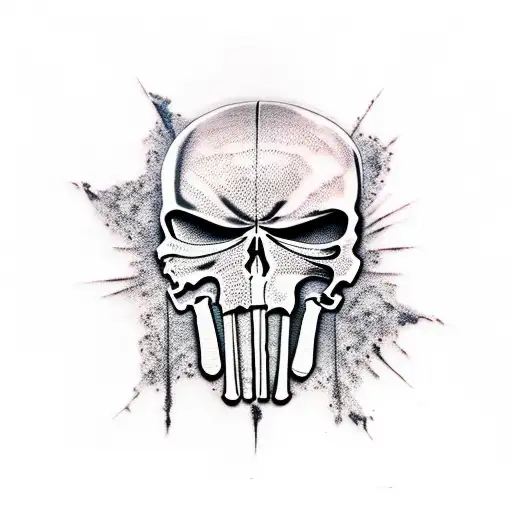 Punisher tattoo  Skull tattoo design, Tattoos, Skull tattoo