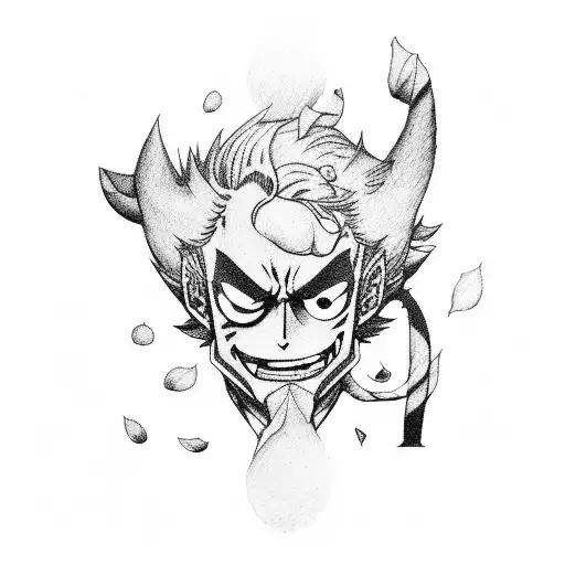 Sanji, lufy y zoro tattoo design idea