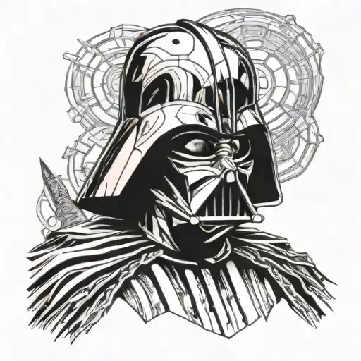anakin darth vader tattoo design idea
