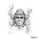 Jimmy Buffett  tattoo design idea