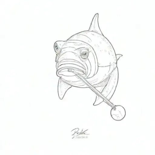 billiards pool shark  tattoo design idea