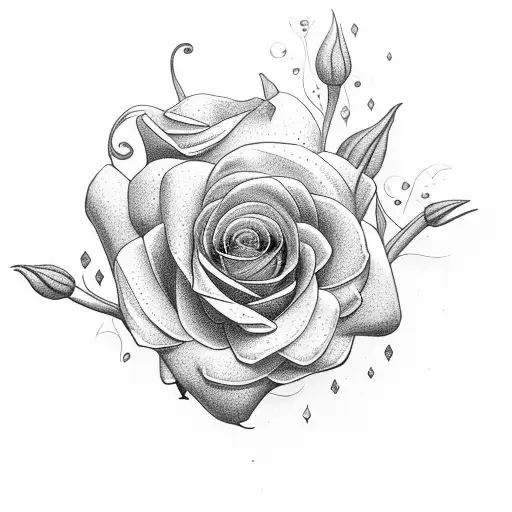 Roses and Lilys with the word Summers tattoo design idea