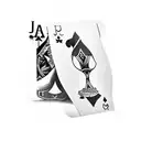 A deck of playing cards with twisted fate and gambit as the jokers tattoo design idea