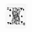 A deck of playing cards with twisted fate and gambit as the jokers tattoo design idea