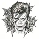 david Bowie   labyrinth representing tattoo design idea
