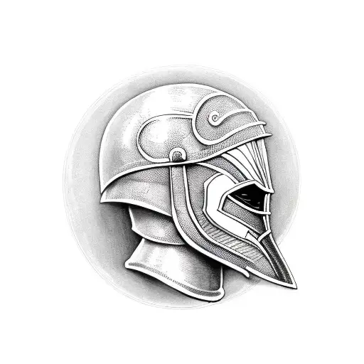 dark souls knight wearing Corinthian helmet linking the fire tattoo design idea