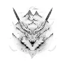 air element tattoo design idea