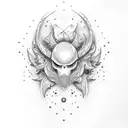 air element tattoo design idea