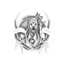 miami vice tattoo design idea