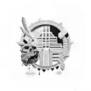 22nd of Febuary 2023 in Roman Numerical  tattoo design idea