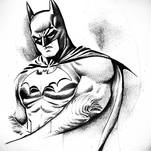 batman tattoo design idea