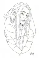 Billie Eilish Lyrics tattoo design idea