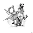 charizard tattoo design idea