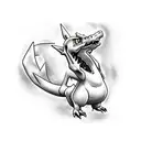 charizard tattoo design idea