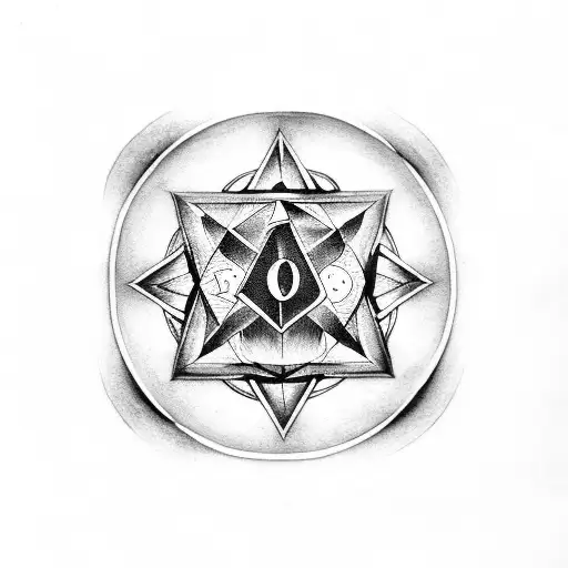 seal of solomon tattoo design idea
