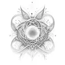 Merge the beauty of nature and science with a tattoo that features the elegant chemistry formula of serotonin  tattoo design idea