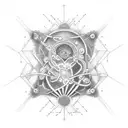 Merge the beauty of nature and science with a tattoo that features the elegant chemistry formula of serotonin  tattoo design idea