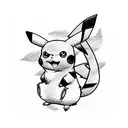 Pikachu drawing tatoo  tattoo design idea
