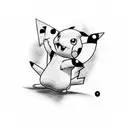 Pikachu drawing tatoo  tattoo design idea