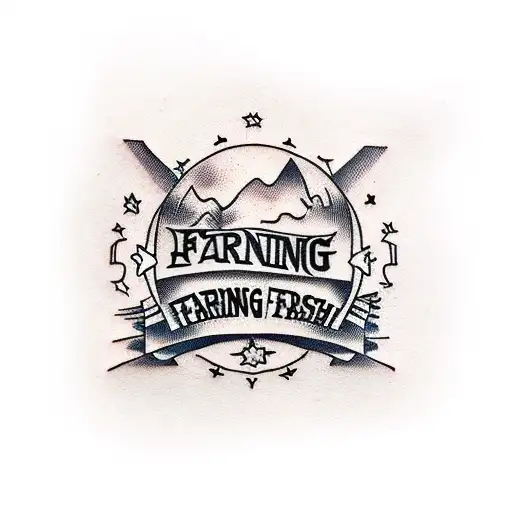 farming tattoo design idea