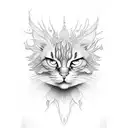 aggressively glassy jumps out of that lashes out tattoo design idea