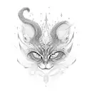 aggressively glassy jumps out of that lashes out tattoo design idea