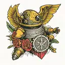 helldivers automaton  tattoo design idea