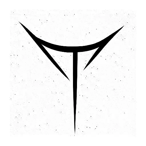 white lightning tattoo design idea