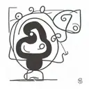 number 8 tattoo design idea