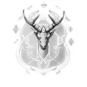 name Alex, Capricorn tattoo design idea