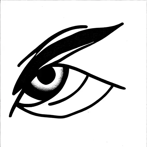 Evil Eye tattoo design idea