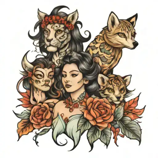 family vicki joshua emily tattoo design idea