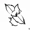 B and G tattoo design idea