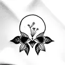 B and G tattoo design idea