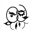 B and G tattoo design idea