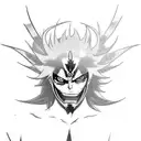 Please generate a tattoo design focused on "The Espadas" from Bleach. The tattoo should capture the essence of the chara tattoo design idea