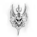 Please generate a tattoo design focused on "The Espadas" from Bleach. The tattoo should capture the essence of the chara tattoo design idea