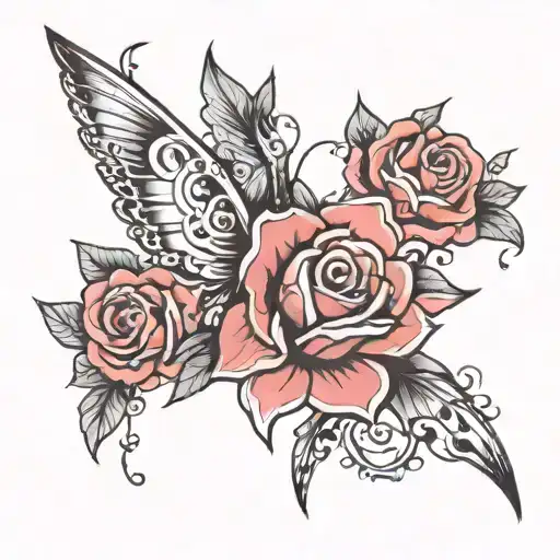 It hurts but I love life tattoo design idea