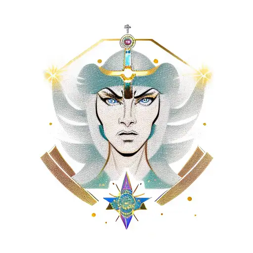 gold saint gemini saga tattoo design idea