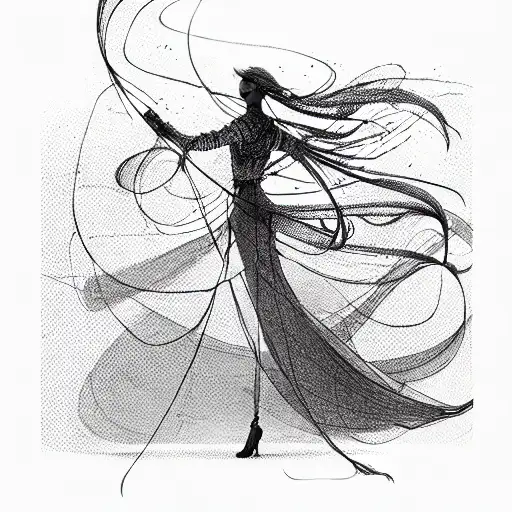 the invisible string book tattoo design idea