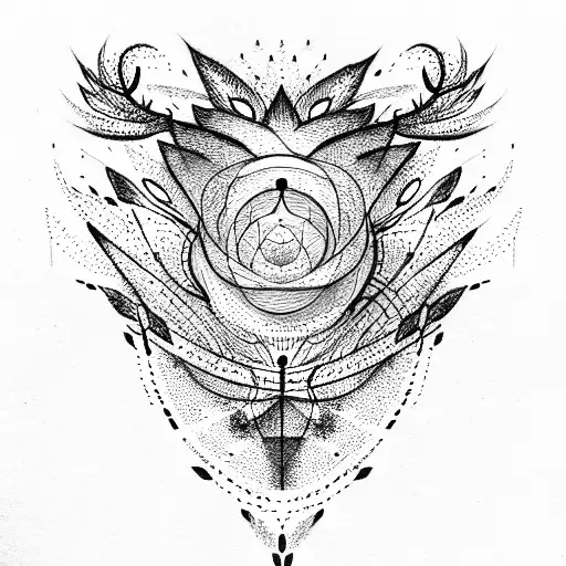 the invisible string tattoo design idea