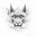 arabic tattoo design idea