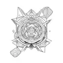 surf  tattoo design idea