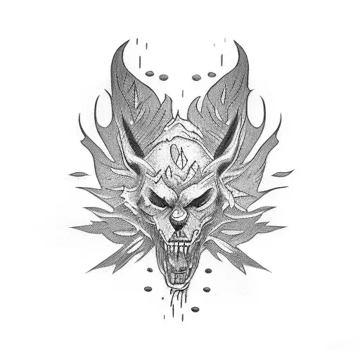 fight against depression and alcoholism tattoo design idea