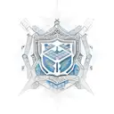 A shield adorned with intricate patterns and symbols, representing strength, honor, and loyalty tattoo design idea