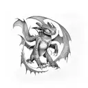 How to Train your Dragon tattoo design idea