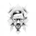 hitler tattoo design idea